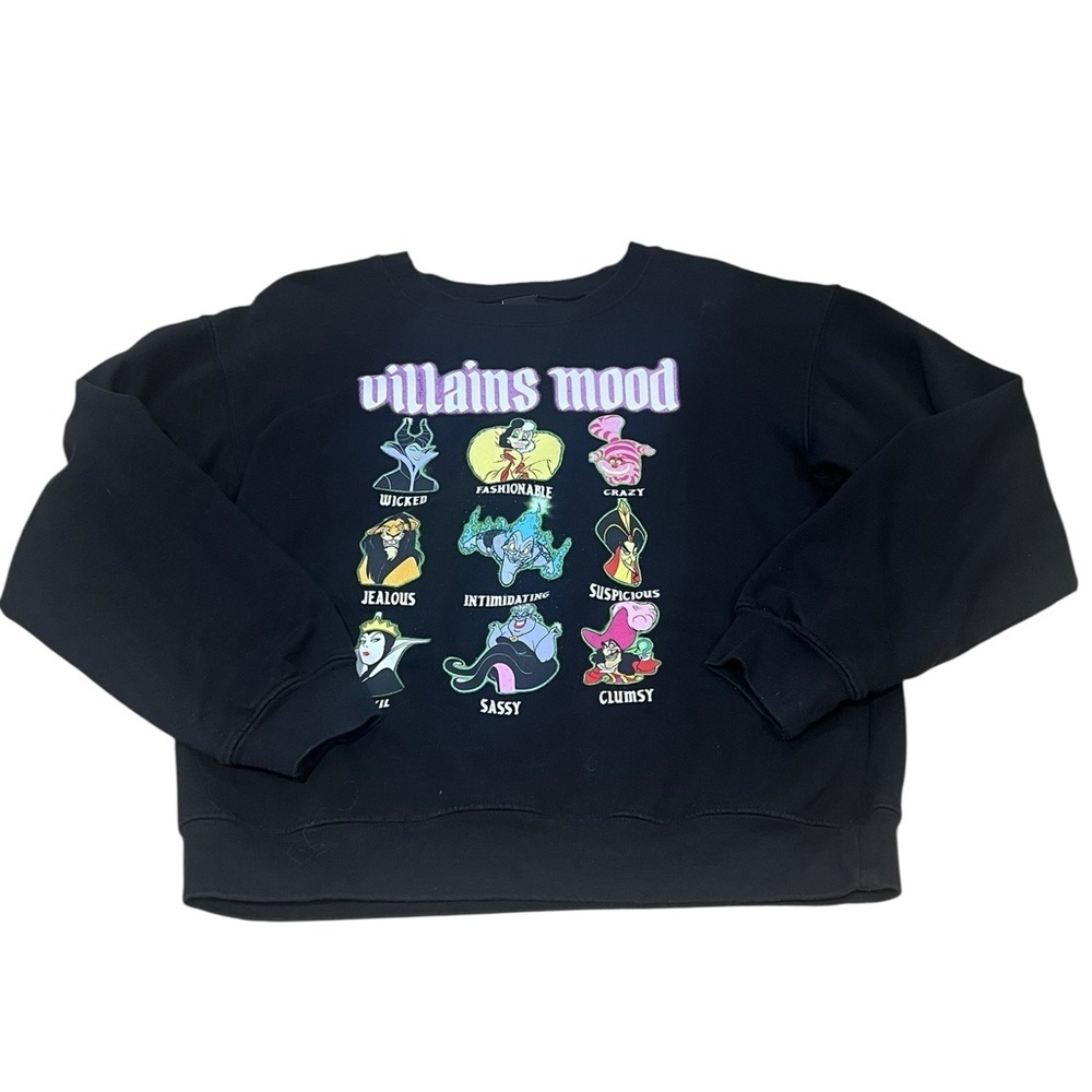 Disney Villains Mood Black Sweatshirt